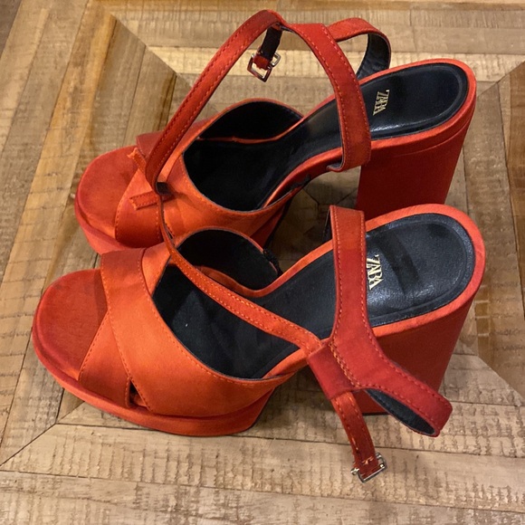 Orange Zara Platforms - Picture 2 of 7